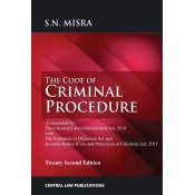 Central Law Publication's Code of Criminal Procedure, 1973 [Crpc] by S. N. Misra 